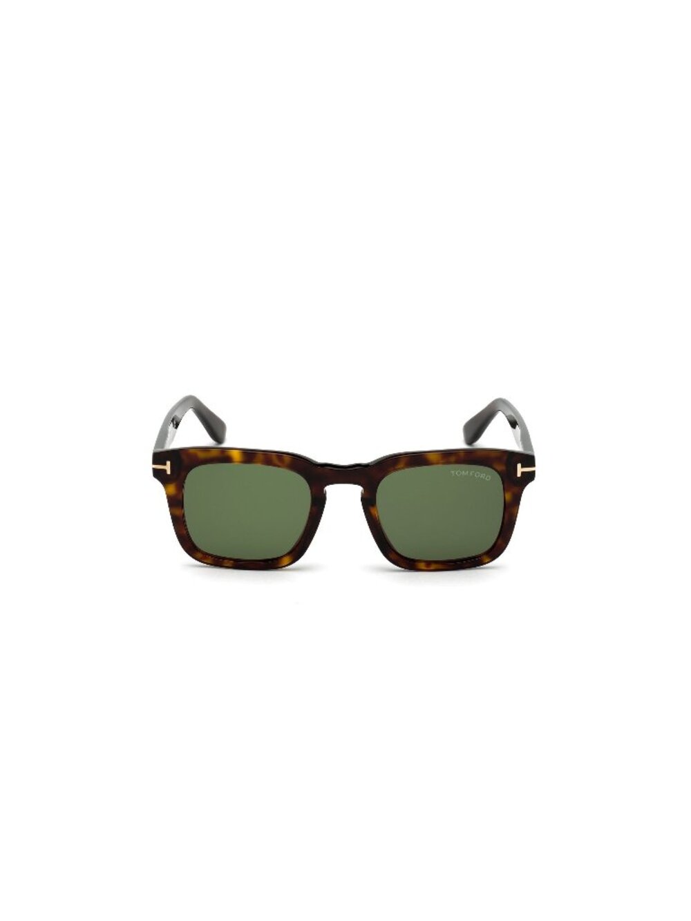 New Tom Ford Men's Sunglasses Havana Square Green Lens Acetate Frame FT0751 DAX